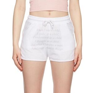 Praying White Corinthians Shorts